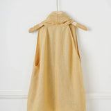 Valienne | Women Top With Linen Cross Neck