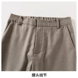 Castello | Women's Slim Tailored Trousers with High Waist
