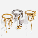 Luna | Women Ring with Charm Design and Stainless Steel