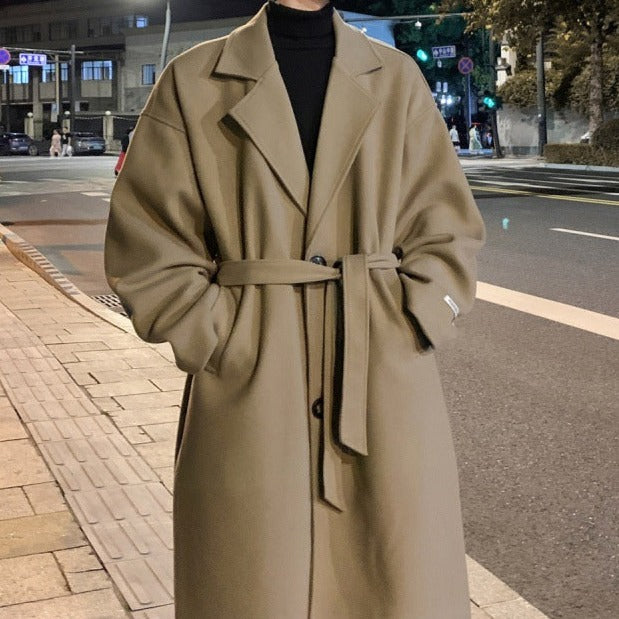 Emmett | Men's Wool Overcoat with Long Silhouette