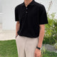 Irving | Men's Polo Shirt with Partial Button Collar