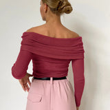 Orvieto | Women Top With Off Shoulder Knit