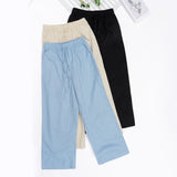 Amelia | Women's Pants with Elastic Waist and Drawstring Tie