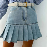 Caroline | Women's Skirt with A-line and Pleated Hem