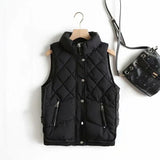 Delphine | Women's Diamond Quilted Jacket with Stand Collar and Zip Closure