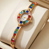 Luminelle | Women Wrist Watch with Quartz Movement and Rhinestones