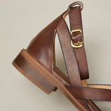 Ravello | Women's Sandals with Leather Straps and Buckle