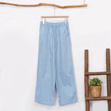 Amelia | Women's Pants with Elastic Waist and Drawstring Tie
