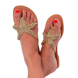 Sirena | Women’s Sandals with Beaded Starfish Straps