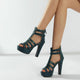 Lacey | Women Platform Heels with Straps and Buckles