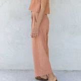 Anya | Women's Culotte Pants with Pleated Front Detail
