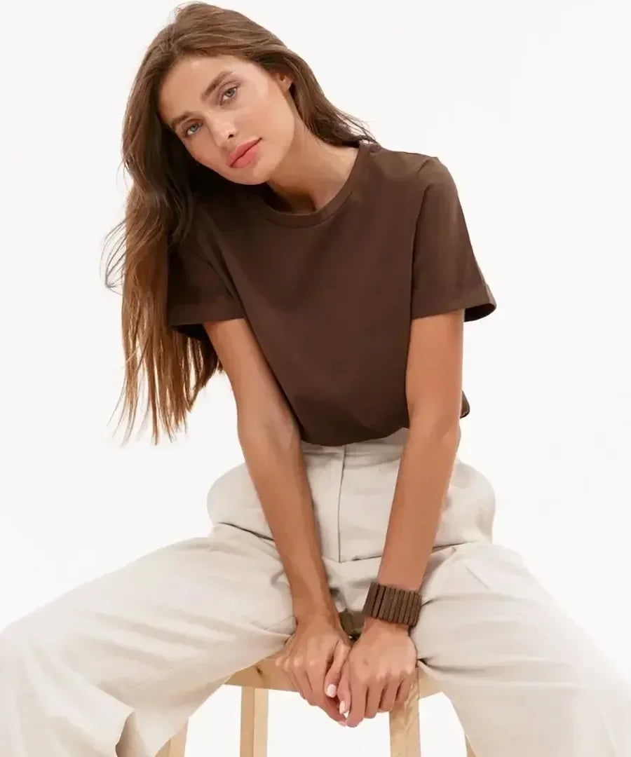 Elise | Women Tee With Relaxed Fit And Cotton