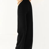 Viviana | Women's Merino Wool Wide Leg Pants with Elastic Waist
