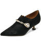 Ellen | Women Mid-Heels with Pointed Toe and Metallic-Accents