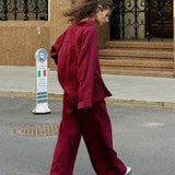 Ellis | Women's Cotton Two Piece Set Trousers