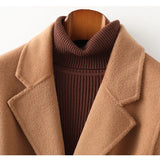 Sally | Women's 100% Wool Midi Coat with Belted Waist