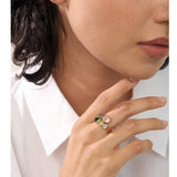 Fiorella | Women Ring with Heart Design and Gold Plating