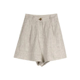Taylor | Women's Shorts with Pleated Waist and Pockets