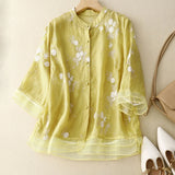 Evienne | Women Blouse With Cotton Embroidery