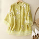Evienne | Women Blouse With Cotton Embroidery