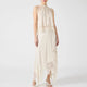 Isabelle | Women's Satin Lace Halter Dress