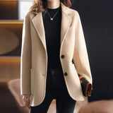 Johanna | Women's Wool Blend Blazer with Tailored Relaxed Silhouette