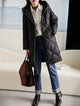 Corinne | Women's Hooded Quilted Down Coat with Dual Zip Closure