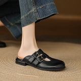 Rosalie | Women’s Mules with Buckles and Orthopedic Insoles