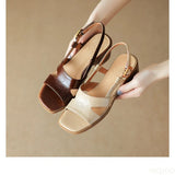 Elizabeth | Women’s Leather Flats with Slingbacks and Insoles