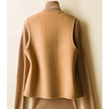 Nathaniel | Men Wool Vest with Structured Layering