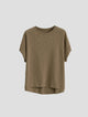 Genevieve | Women Tee With Cotton Linen Oversized Fit