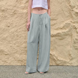 Mila | Women's Pleated Wide Leg Pants with High Waist