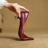 Ashton | Women’s Leather Heels with Pointed-Toe and Stiletto