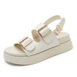 Cressida | Women's Platform Sandal with Buckles and Insoles