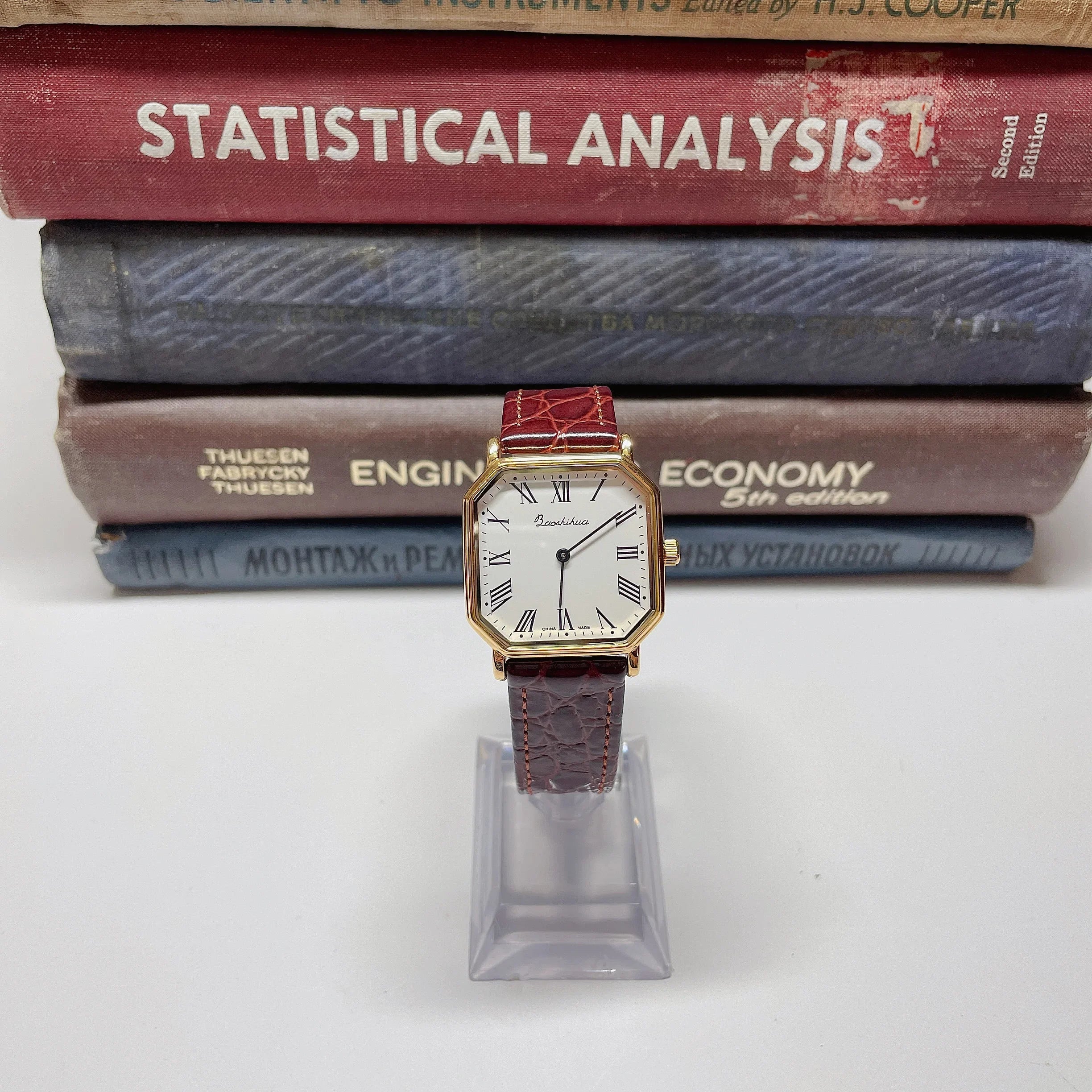 Estoria | Women Wrist Watch with Square Case and Roman Numerals