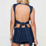 Dakota | Women's Skirt with Low Rise and Front Pockets