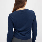 Camille | Women Cardigan With Knit Round Neck
