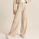 Colette | Women's High Waist Wide Leg Tailored Trousers