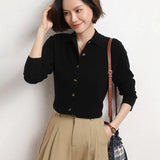 Riverdale | Women Polo Top With Knit Fabric