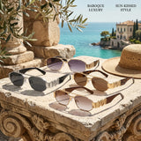 Cambria | Women's Sunglasses with Polygon Frame and UV-Protective Lenses