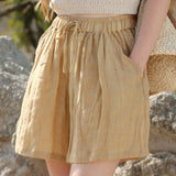 Olivia | Women Shorts with Pockets and Waistband