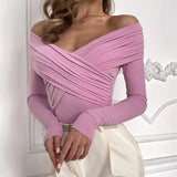 Fern | Women Top With Off Shoulder Design