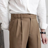 Jasper | Men's Pants with High Waist and Straight Legs