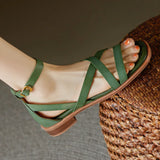 Ravello | Women's Sandals with Leather Straps and Buckle