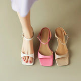 Belle | Women’s Mules with Open Toe and Strap