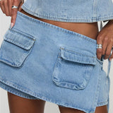 Dakota | Women's Skirt with Low Rise and Front Pockets