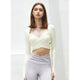 Beatrice | Women Top With Nylon Spandex Wrap Design