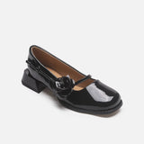Rosetta | Women Mary Janes with Rose Accent and Glossy