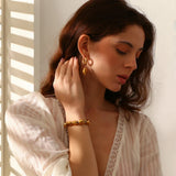Velda | Women Bracelet with Beads and Gold Finish