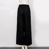 Amelia | Women's Pants with Elastic Waist and Drawstring Tie